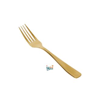 Whitesun 12 Pieces golden small table forks