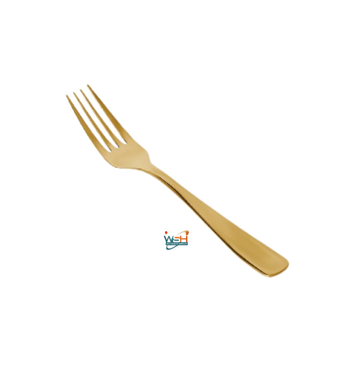 Whitesun 12 Pieces golden small table forks