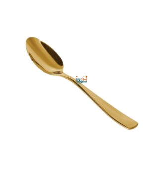Whitesun 12 Pieces golden small table spoons