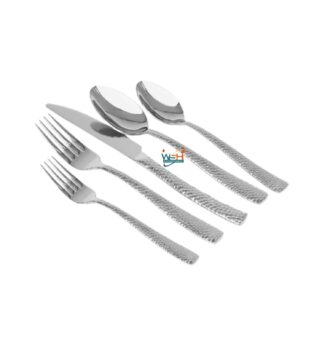 Whitesun 20 pieces stainless steel flatware cutlery set