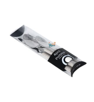 H055 pitted octagonal handle 4PCS/machine polish 1.0/white sprinkled dots