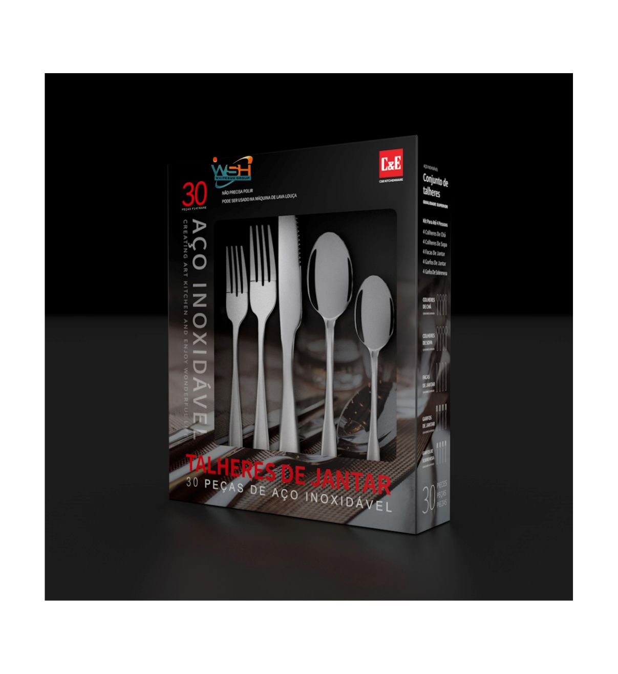 Whitesun 30 pieces dinner set - Image 2