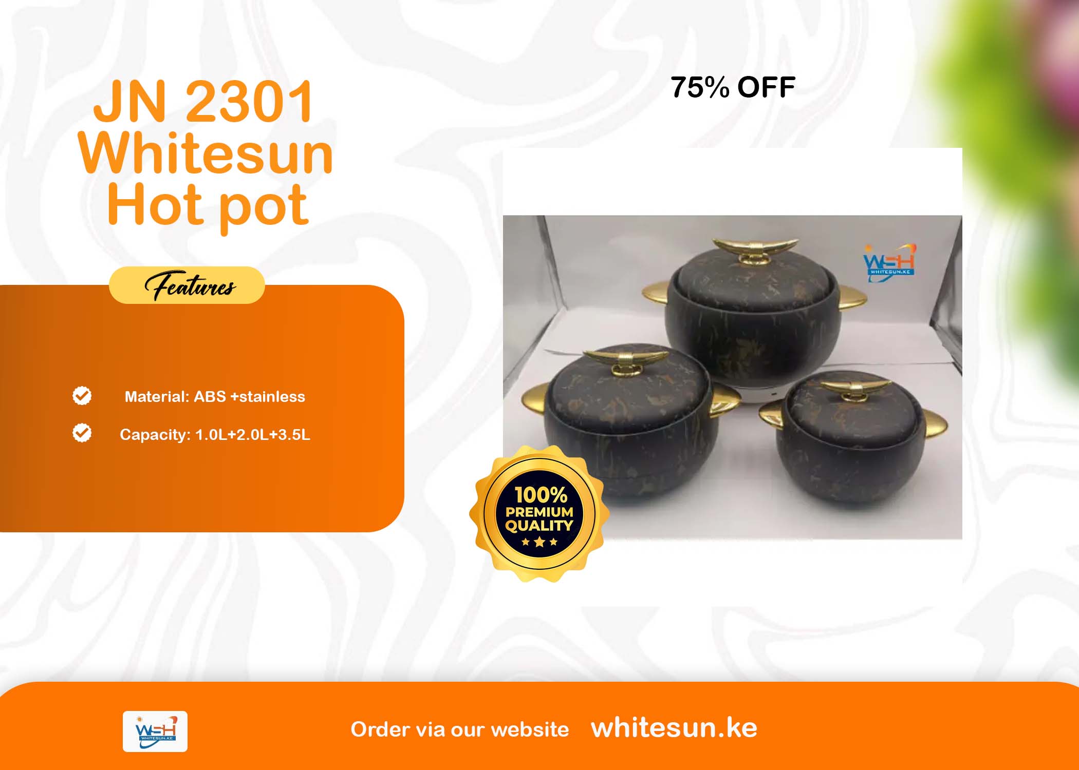 JN 2301 Whitesun Hot pot