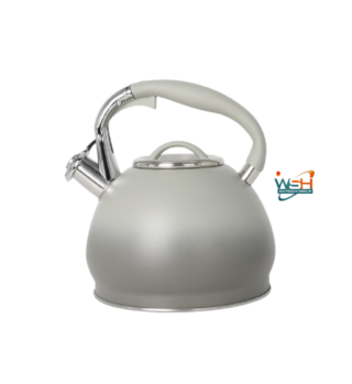 C&E Kitchenware 3.0 Litre Stainless Steel Induction Whistling Kettle (Grey)