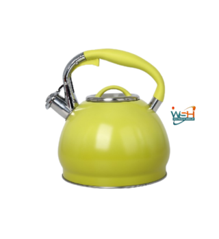 C&E Kitchenware 3.0 Litre Stainless Steel Induction Whistling Kettle (Luminous Green)