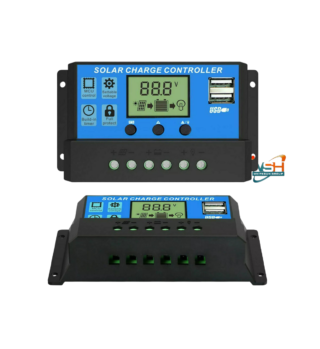 PWM 10A Solar Charge Controller 12V/24V Auto Dual USB Solar Panel Charger