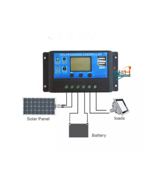 CP-A50 PWM Solar Panel Battery Regulator Charge Controller USB 12/24V