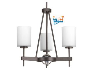 Progress Lighting Compass Antique Bronze Transitional Chandelier