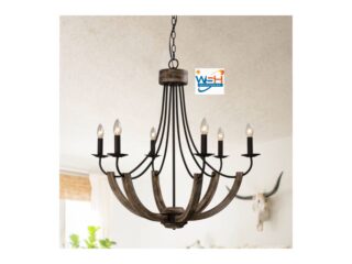 Cedarburg 6 - Light Dimmable Empire Chandelier