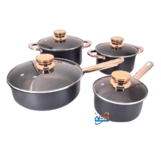 8PCS Non-Stick Stock Pot
