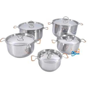 10 Pieces Cookware set(collapse handle)