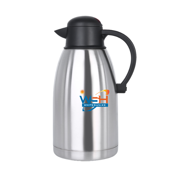Modern 1.5 & 2 Litre Double Walled Stainless Steel Eagle Mouth Vacuum kettle 