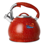 Aluminium die-casting Double Bottom Whistle Kettle