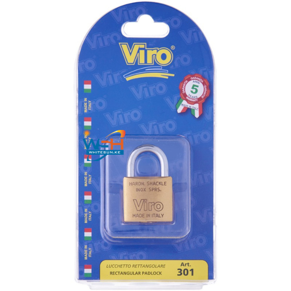 VIRO 301 RECTANGULAR PADLOCK 30 MM