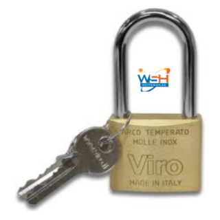 VIRO 311 LONG SHACKLE RECTANGULAR PADLOCK 30 MM