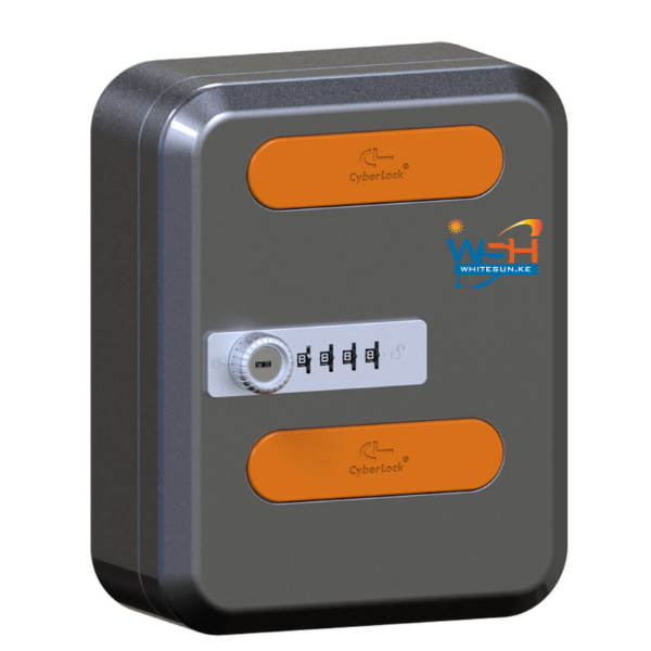 CYBER KEYBOX WITH ZINC COMBINATION LOCK (NICKEL) / black