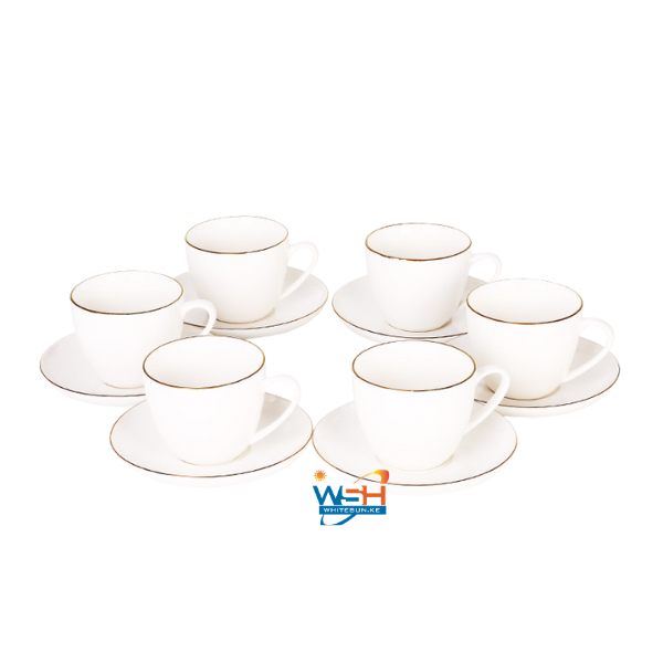 Whitesun 12 PC's  Tea Cup Set