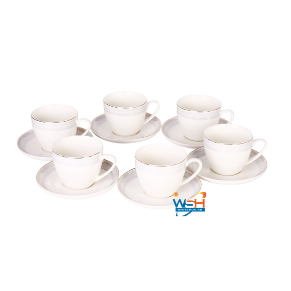 Whitesun 12 PC's  Tea Cup Set