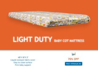 LIGHT DUTY BABY COT  MATT- 48"X 30"X 2"