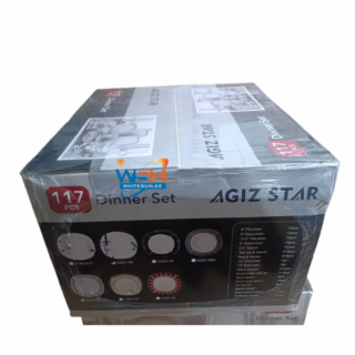Agiz Star 117 pcs Porcelain Dinner Set