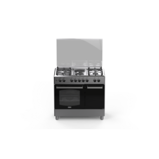 SOLSTAR Elite Line 90x60cm FREE STANDING OVEN + GAS BOTTLE COMPARTMENT - SO942DKE-CINBSS