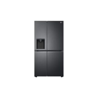 Net 635(L) Side-by-Side with UVnano® Water Dispenser in Matte Black Finish Fridge