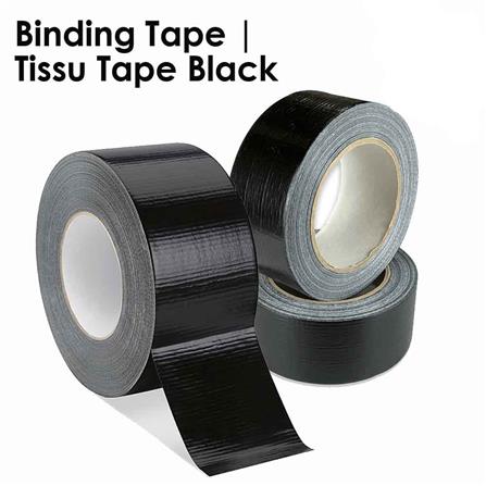 Book Binding/Duct Tape 25Mtr (Black, 72Mmx25Mtr) - Image 4