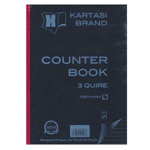 KARTASI COUNTER BOOKS 3 QUIRE 288 pages