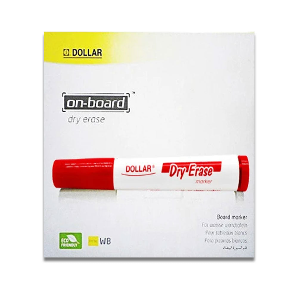 Dry Erase BLACK BLUE RED GREEN Whiteboard Marker Pens Writing Pack (4 x 2.0mm Bullet Tip DOLLAR Markers + 1 x PATEL Ball Black Pen) - Image 2