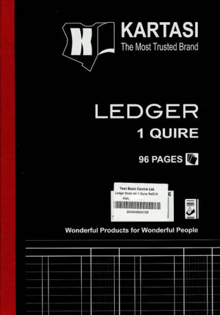 Ledger Book Economic 1 Quire