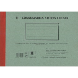 Consumable Store Ledger S1 4 Quire Economic