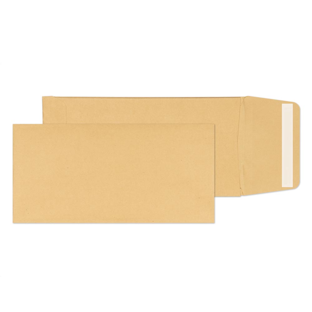 220 x 110mm DL Bowfell Manilla Gummed Pocket 25pcs - Image 3
