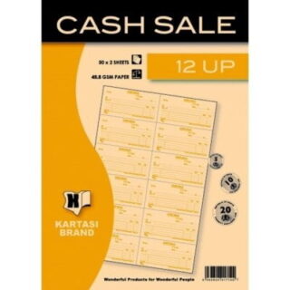 CASH SALE BOOK 12 UPS