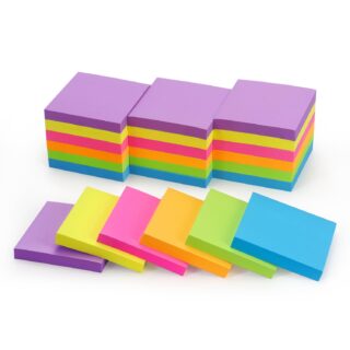Post it Sticky Note Pads Medium 3'x3' Assorted Colours/coloured