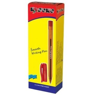 Kasuku fine point pen red 10 pcs