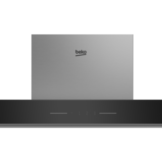 BEKO BHCB93640B 90cm Built-in Hood with Touch Control, Inox Chimney