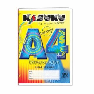 Exercise Book A4 Single Ruled 96Pgs Kasuku 1pc
