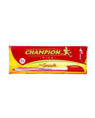 CHAMPION BIRO PEN RED 25 pcs