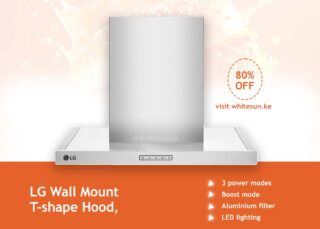 LG Wall Mount T-shape Hood, 60cm
