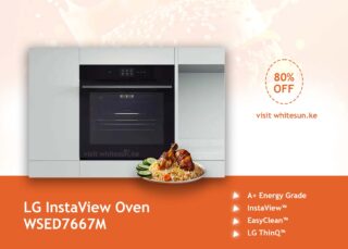 LG InstaView Oven WSED7667M | 76 Litres | InstaView™ | EasyClean™ | LG ThinQ™ | Black