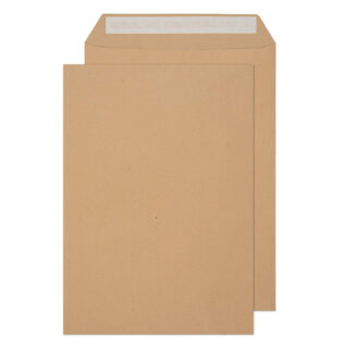 C4 Manilla Plain Self Seal Brown Envelopes 3pcs