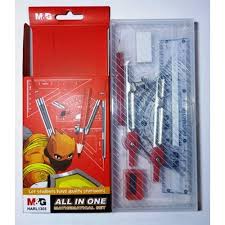 M And G Mathematical Geometric Set Plastic Clear - Image 3