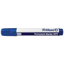 Pelikan 440 Permanent Marker, Box of 10, Blue