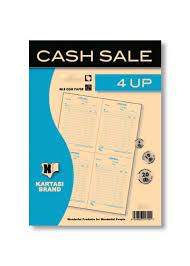 CASH SALE BOOK 4 UPS