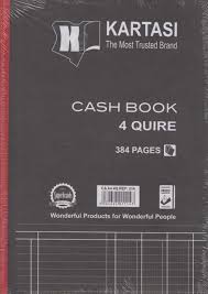 Cash Book A4 4 Quire