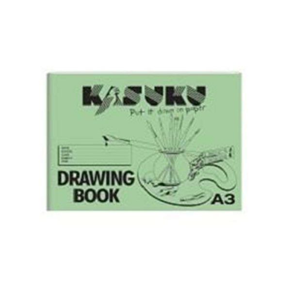 Kasuku manilla cover drawing book A3 40pgs - Image 3