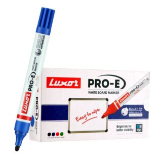 Luxor 1223 Refillable White Board Marker - Blue - Box of 10
