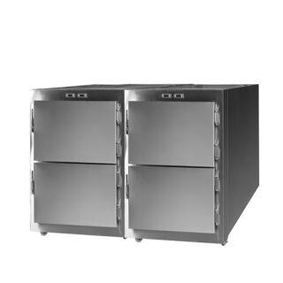 Stainless steel 4 bodies hospital mortuary refrigerator corpse freezer Model: YSSTG0104
