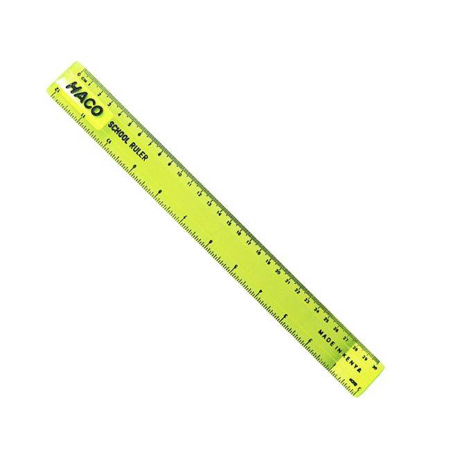 Haco Ruler 30cm Clear - Image 3