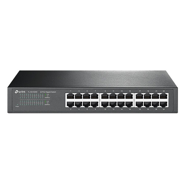 TP-Link 24-Port 10/100/1000Mbps Gigabit Desktop Rackmount Switch – TL-SG1024D - Image 2